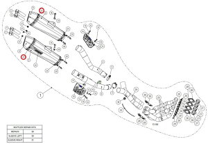 AKRAPOVIC AN|rb` yyAp[czP-TT28 belt K1200GT K1300GT K1600GT K1600GTL R1200GS ADVENTURE VFR1200X CROSSTOURER 1400GTR CONCOURS14 ZZR1400 ZX-14 TIGER800 TIGER800XC TIGER800XCA TIGER800XCX TIGER800XR TIGER800XRT TIGER800XRX XT12