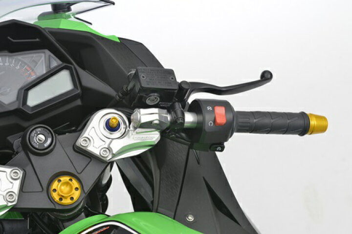 バイク用品・パーツのゼロカスタムNinja250SL(ニンジャ250SL) ハンドルセット(イニシャルアジャスターインナーカラー レッド) AGRAS( アグラス) AGRAS (アグラス) リアホイールカラー ガンメタ ニンジャ250SL NINJA250SL