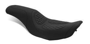 MUSTANG }X^O DAVE PEREWITS SIGNATURE t@XgobN (Dave Perewitz Signature Fastback)ySEAT PRWTZ TRPFB97-07FLHRz Road King EFI - FLHR 2007 1997 2006 Classic FLHRC Injected I 1998 King-Injected FLHR-I Street Glide FLHX Glide-Injected 