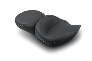 MUSTANG }X^O c[OChs[XX^bh X[XV[g ubNX^bh (Wide Touring One-Piece Studded Smooth SeatCBlack Studs)yWD.STUD TOUR ST.97-07FLHRz HARLEY-DAVIDSON n[[_rbh\