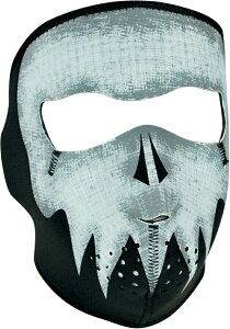 ZAN HEADGEAR UwbhMA FACE MASK GREY SKULL GLOW tFCX}XN Ap