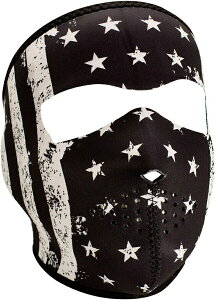 ZAN HEADGEAR UwbhMA FULL MASK BLK WHITE FLAG tFCX}XN Ap
