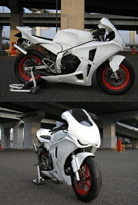 SOLID UP �\���b�h�A�b�v 08�FCBR1000RR���v���J�@���[�X4�p�[�c�L�b�g NSR50 NSR80 HONDA �z���_ �t���J�E���E�O���Z�b�g �J�E���֘A �O��