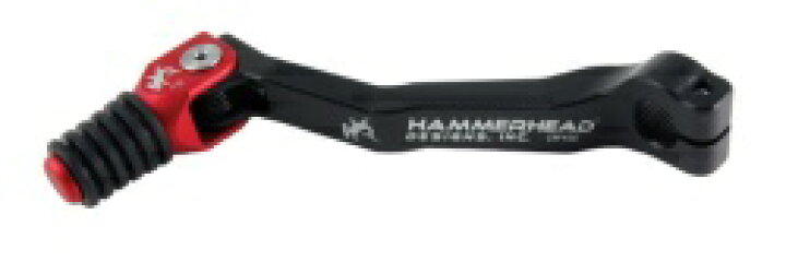 HammerHead ハマーヘッド シフトペダル ラバーティップ オフセット：+5mm カラー：レッド CRF250R ウェビック  