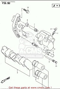 CMS V[GGX (59100-21E10-999) CALIPER ASSEMBLYCFRONTCRIGHT GSF600 1995 S E02 E04 E18 E22 E25 E34 1996 T E17 1997 V / P37 1998 W 1999 X GSF600S E24 BANDIT USA E03 GSF600S1998 GSF600SU GERMANY GSF600U SUZUKI XYL Lp[ u[