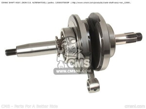 CMS V[GGX CRANK SHAFT ASSY. (NON O.E. ALTERNATIVE) C90 CUB C ENGLAND / CSW E SSW G N P GREECE T C90CW R GENERAL EXPORT KPH HSQ V C90M F SEL C90ST MEXICO SS W X HONDA z_ NNVtg GWp[c GW