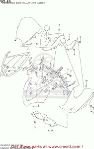 CMS V[GGX (94510-31F10) BRACE COMPCCOWLING GSF600S BANDIT 2000 Y USA E03 2001 K1 2002 K2 2003 K3 SUZUKI XYL JEXe[ O