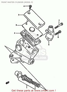 CMS シーエムエス CYLINDER ASSY,FR MASTER GSF400 1991 M E02 E04 E16 E21 E22 E24 E25 E34 E53 1992 N E30 1993 P SUZUKI スズキ ブレーキマスターシリンダー ブレーキ