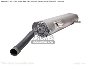 CMS シーエムエス ボディ COMP、SILENCE CR125R 3 AUSTRALIA EUROPEAN DIRECT SALES HONDA ホンダ 補修・汎用サイレンサー マフラー