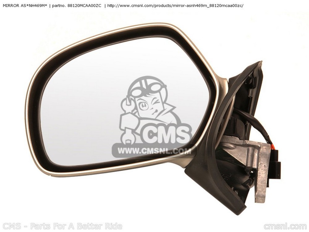 CMS シーエムエス MIRROR AS*NH469M* GL1800 GOLDWING (2) USA GL1800 GOLDWING (3) USA GL1800A GOLDWING (2) CANADA GL1800A GOLDWING (3) CANADA / CMF GL1800A GOLDWING (3) USA：ウェビック 店