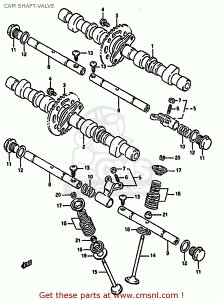 CMS V[GGX (1271134C01) CAMSHAFT GSF400 1991 M E02 E04 E16 E21 E22 E24 E25 E34 E53 1992 N E30 1993 P BANDIT USA E03 CALIFORNIA E33 SUZUKI XYL JVtg GWp[c GW