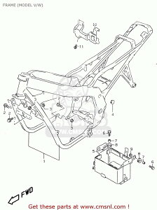 CMS V[GGX FRAME SET(SILVER) GS500E 1997 V E02 E04 E22 E24 E25 E34 E37 USA E03 1998 W E18 1999 X 2000 Y GS500EU E39 SUZUKI XYL t[