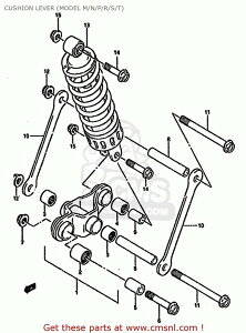 CMS シーエムエス LEVER SET,RR CUSHION SUZUKI スズキ その他サスペンションオプション・補修部品 サスペンション 足回り