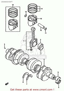 CMS V[GGX (12000-26831) CRANKSHAFT SET GSF600 1995 S E02 E04 E18 E22 E25 E34 1996 T E17 1997 V / P37 1998 W 1999 X GSF600S E24 BANDIT USA E03 GSF600S1998 GSF600SU GERMANY GSF600U SUZUKI XYL NNVtg GWp[c 