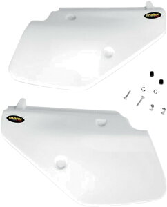 MAIER ���C���[ �T�C�h�v���[�g �z���C�g DRS 1990-1�p�ySIDEPLATES 90-1 WHT [M21326]�z DR250S 1990 - 1992 DR250SE 1993 1995 DR350S DR350SE 1994 1999 SUZUKI �X�Y�L �T�C�h�J�E���E�T�C�h�J�o�[ �J�E���֘A �O��