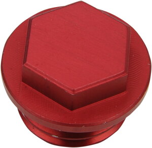 TMV �e�B�[�G���u�C OIL PLUG KAWASAKI RED [0950-0300] KX100 1990 - 2008 KX125 KX250 2004 KX60 KX65 KX85 RM100 RM60 RM65 �J���T�L SUZUKI �X�Y�L �t�B���[�L���b�v �G���W���p�[�c �G���W��