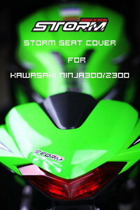 STORM AEROPARTS �X�g�[���G�A���p�[�c �V�[�g�J�o�[ z300 ninja KAWASAKI �J���T�L �V�[�g�֘A �O��