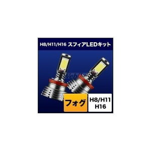 SPHERE LIGHT XtBACg tHOpXtBALED H8^H11^H16 Ro[WLbg LEDwbhCgou Η dn ^CvF6000K(FFzCg{̐FFVo[)