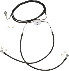 MAGNUM �}�O�i�� LINE BRAKE XR LOWER BLK [1741-4764] Electra Glide Classic EFI - FLHTC 2009 2013 Standard FLHT Ultra FLHTCU Limited FLHTK 2010 Road King FLHR FLHRC Street FLHX HARLEY-DAVIDSON �n�[���[�_�r�b�h�\�� �u���[�L�z�[�X�E�N��