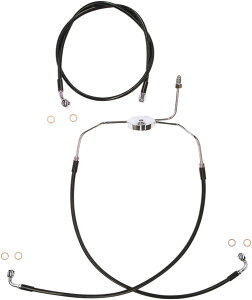 MAGNUM }Oi LINE BRAKE KIT XR BLK [1741-4767] Electra Glide Classic EFI - FLHTC 2007 1996 2005 Injected I 2006 Standard FLHT 1995 2003 Ultra FLHTCU 1999 Street FLHX Glide-Injected FLHX-I HARLEY-DAVIDSON n[[_rbh\ u[L