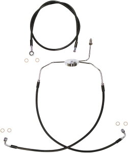 MAGNUM �}�O�i�� LINE BRAKE KIT XR BLK [1741-4772] Road Glide EFI - FLTR 2007 1998 2002 Glide-Injected FLTR-I 2006 King FLHR 1994 Classic FLHRC Injected I Custom FLHRS 2004 King-Injected FLHR-I 1996 HARLEY-DAVIDSON �n�[���[�_�r�b�h�\�� �u��
