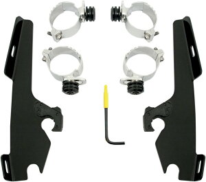 MEMPHIS SHADES �����t�B�X�V�F�C�Y �}�E���g�L�b�g TRIGGER LOCK���f�� �u���b�N F/S HARLEY-DAVIDSON�p�yMNT KIT TL HD BLK [2320-0084]�z Breakout EFI - FXSBSE 2013 2014 FXSB 2017 Dyna Fat Bob FXDF 2008 Wide Glide FXDWG 2006 2010 XV1900