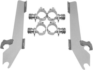 MEMPHIS SHADES �����t�B�X�V�F�C�Y �o�b�g�E�B���O�}�E���g�L�b�g VT1300CS SABRE �yMNT KIT BW [2321-0273]�z Sabre 2010 - 2014 HONDA �z���_ �X�N���[����t���X�e�[�E���i �O��