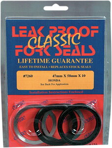 LEAKPROOF SEALS [Nv[tV[Y CLASSIC - NVbNtH[NV[Lbg CR250R 1997 2007 CRF250R CRF250X CRF450R 2002 2008 CRF450X 2014 KX250F RM-Z250 2012 RM-Z450 2005 RM125 2001 RM250 2004 RMX450Z 2010 tH[NV[