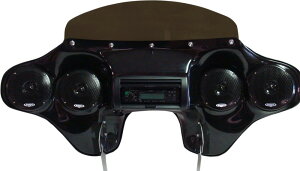HOPPE INDUSTRIES �z�b�v�C���_�X�g���[�Y STEREO FAIRING RD.KING HC [2330-0127] Road King EFI - FLHR 2007 2017 1994 2006 Classic FLHRC 2013 Injected I 1998 King-Injected FLHR-I 1996 HARLEY-DAVIDSON �n�[���[�_�r�b�h�\�� �A�b�p�[�J�E