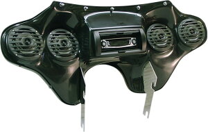 HOPPE INDUSTRIES �z�b�v�C���_�X�g���[�Y STEREO FAIRING RD. KING [2330-0006] Road King EFI - FLHR 2007 2017 1994 2006 Classic FLHRC 2013 Injected I 1998 King-Injected FLHR-I 1996 HARLEY-DAVIDSON �n�[���[�_�r�b�h�\�� �A�b�p�[�J�E