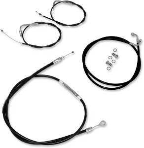 BARON o P[uLbgyCABLE KITz VN900B Vulcan Classic 2007 - 2017 VN900C Custom VN900C-A Special Edition VN900D LT KAWASAKI JTL C[Lbg nhӃp[c nh BAR HEIGHTF12'^COLORFBlack [0