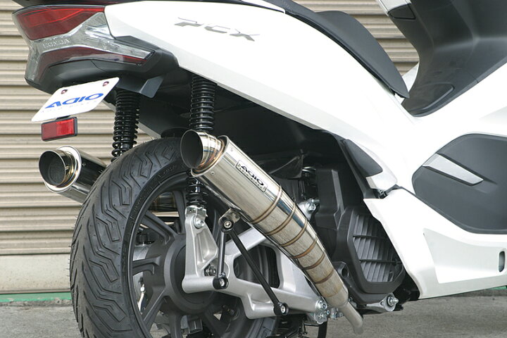 楽天市場】ADIO アディオ BB-SHOOT フルエキゾーストマフラー PCX125 