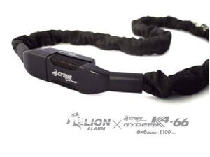 CROPS �N���b�v�X �w�r�[�f���[�e�B�[���b�N PRO�V���[�Y RYDEEN [���C�f�B�[��] LION ALARM+K4-66 �`�F�[�����b�N �ۊǁE����h�~�p�i