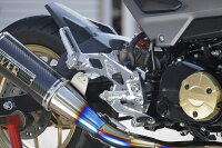 OVERオーヴァーバックステップ4ポジションタンデム付カラー:ブラック(アルマイト仕上げ)GROM16GROM17