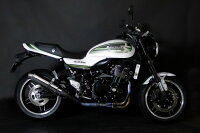 TRICKSTARトリックスターレーシングフルエキゾーストマフラーショットガンサイレンサー:ステンレスタイプ:カールエンドZ900RS(18-)