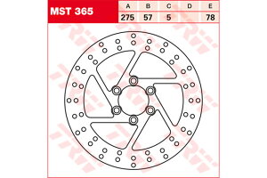 TRW eB[A[_u BRAKE-DISCS [MST365] VS 1400 GLF Intruder [VX51L] 87-03 GLP SUZUKI XYL u[LfBXN[^[ u[L