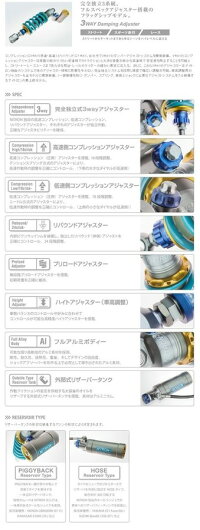 NITRONナイトロンリアサスペンションモノショックNTRR3シリーズスプリングカラー:ターコイズブルーSCRAMBLERDESERTSLED