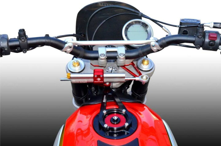 楽天市場 Ducabike ドゥカバイク ステアリングダンパー マウントキット カラー ブラック Scrambler Desert Sled ウェビック 楽天市場店