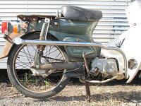 HOTLAPホットラップフルエキゾーストマフラーレイクパイプマフラータイプ:アップタイプスーパーカブ50cc/90cc用(キャブ車)