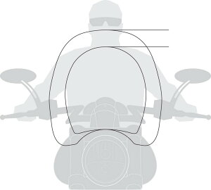 KLOCK WERKS NbN[NX WINDSHIELD KRUS MID TNT C [2302-0101] Custom 1949 - 2013 HARLEY-DAVIDSON n[[_rbh\ XN[ O