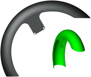 KLOCK WERKS �N���b�N���[�N�X �t�����g�t�F���_�[�L�b�g VIC16-18SLC C �yKIT FNDR F [1402-0322]�z �t�����g�t�F���_�[ �t�F���_�[�֘A �O��