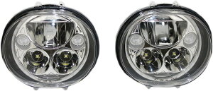 CUSTOM DYNAMICS �J�X�^���_�C�i�~�b�N�X �w�b�h���C�g 5.75' �N���[�� PR �yHEADLIGHT 5.75'CHR [2001-1261]�z Road Glide EFI - FLTR 2007 2009 Custom FLTRX 2010 2013 Ultra FLTRU 2011 Glide-Injected FLTR-I 2004 2006 HARLEY-DAVIDSON �n�[