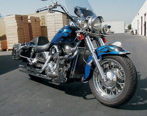 LINDBY r[ LINBAR VN1500 96-10 CHR [1907-5013] Vulcan Classic 1996 - 2008 VN1500B 88 SE VN1500G Nomad VN1500J Drifter VN1500L Fi VN1500N VN1500R VN1500T Anniversary KAWASAKI JTL GWK[h t[