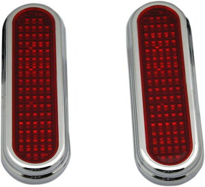 CUSTOM DYNAMICS JX^_Ci~bNX }[J[v FLATZf bh N[yLIGHT FLATZ RED CHROME [2040-1846]z LEDdELEDhXAbvp[c Η dn