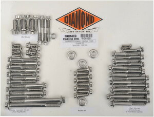 DIAMOND ENGINEERING �_�C�A�����h�G���W�j�A�����O �{���g�L�b�g�G���W�� XL 91-03 �yBOLT KIT ENGINE [2401-0845]�z 1200C Custom 1996 - 2003 1200S Sport 883C 1999 883R XLH 1200 1991 883 Deluxe 1995 Hugger HARLEY-DAVIDSON �n�[���[