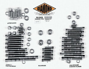 DIAMOND ENGINEERING �_�C�A�����h�G���W�j�A�����O �{���g�L�b�g�G���W�� XL 91-03 �yBOLT KIT ENGINE [2401-0266]�z 1200C Custom 1996 - 2003 1200S Sport 883C 1999 883R XLH 1200 1991 883 Deluxe 1995 Hugger HARLEY-DAVIDSON �n�[���[