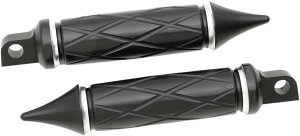 EDDIE TROTTA DESIGNS �G�f�B�[�g���b�^�f�U�C�� �X�e�b�v �v���`�i �u���b�N �yPEG FOOT PLATINUM BK [1620-1600]�z �t�b�g�y�O �����