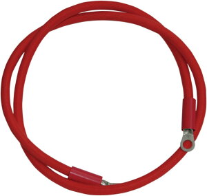 NYC CHOPPERS GkCV[`bp[X vXobe[P[u 10'bhCLTH yCABLE BATT POS10'RED CLTH [2113-0309]z zER[h