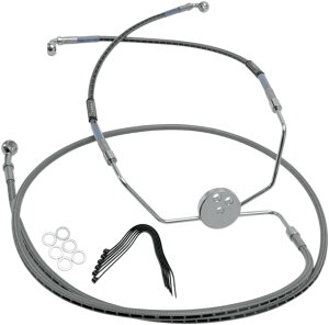 RUSSELL bZ FDBRAKE LINE 84-99 FXST^C [08728DS] Dyna Wide Glide - FXDWG 1993 2005 Glide-Injected FXDWG-I 2004 Softail FXST 1984 Custom FXSTC 1986 1998 HARLEY-DAVIDSON n[[_rbh\ u[Lz[XENb`z[X