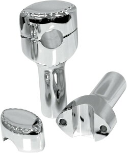 LA CHOPPERS �G���G�[�`���b�p�[�Y ���C�U�[�V�X�e�� 1' ���t�� 4' �N���[�� �yRISERS DRILLD CHR [0602-0478]�z HONDA �z���_ KAWASAKI �J���T�L SUZUKI �X�Y�L YAMAHA ���}�n �n���h���|�X�g�E�n���h�����C�U�[ 